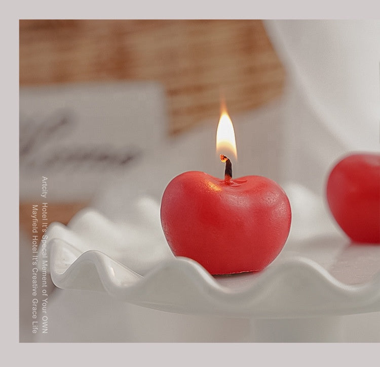 3D Cherry Pudding Candle