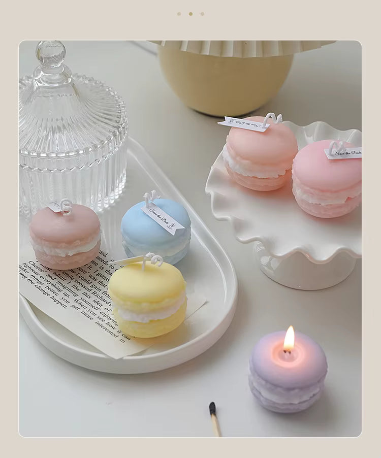 Wholesale Macaron Scented Soy Wax Candle – Customizable, Decor Gift
