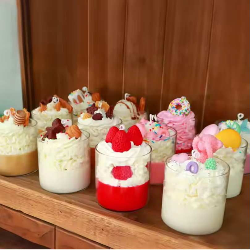 Layered Jelly Cake Candle