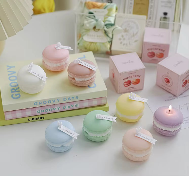Wholesale Macaron Scented Soy Wax Candle – Customizable, Decor Gift