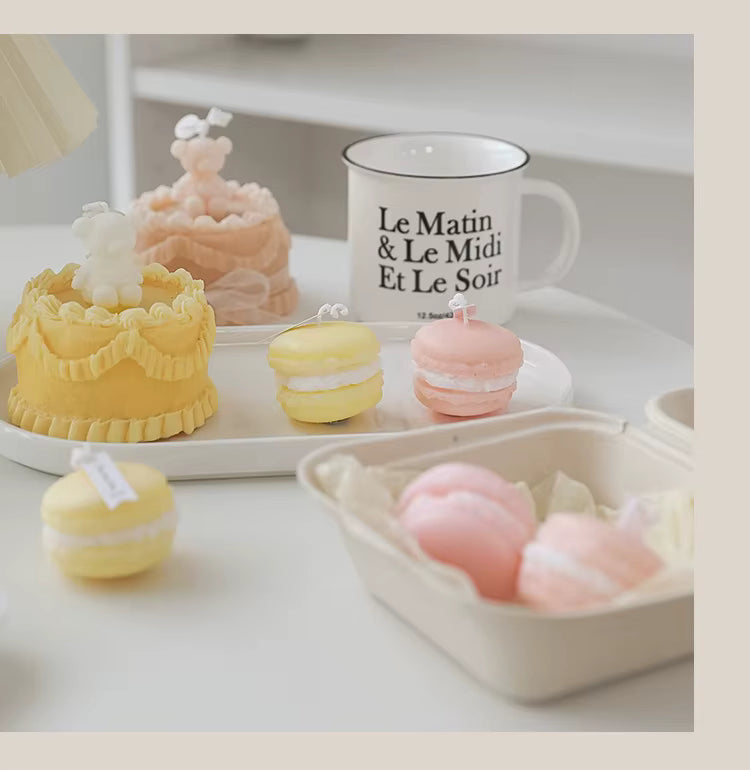 Wholesale Macaron Scented Soy Wax Candle – Customizable, Decor Gift