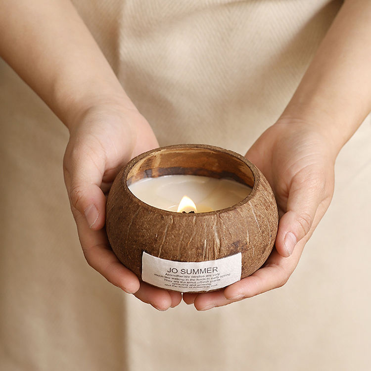 Coconut Shell Aromatherapy Candle