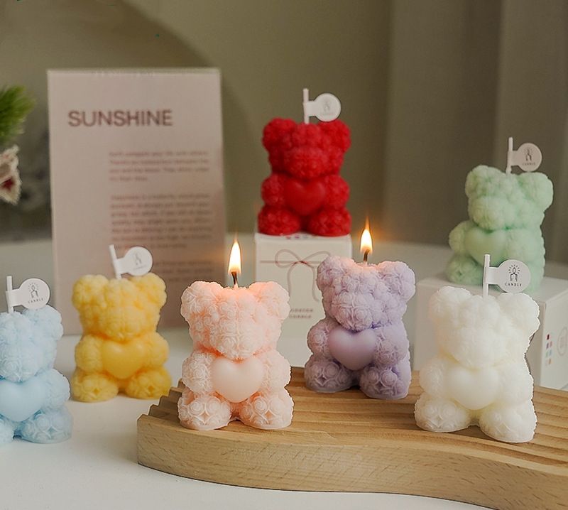 Teddy Bear Candle