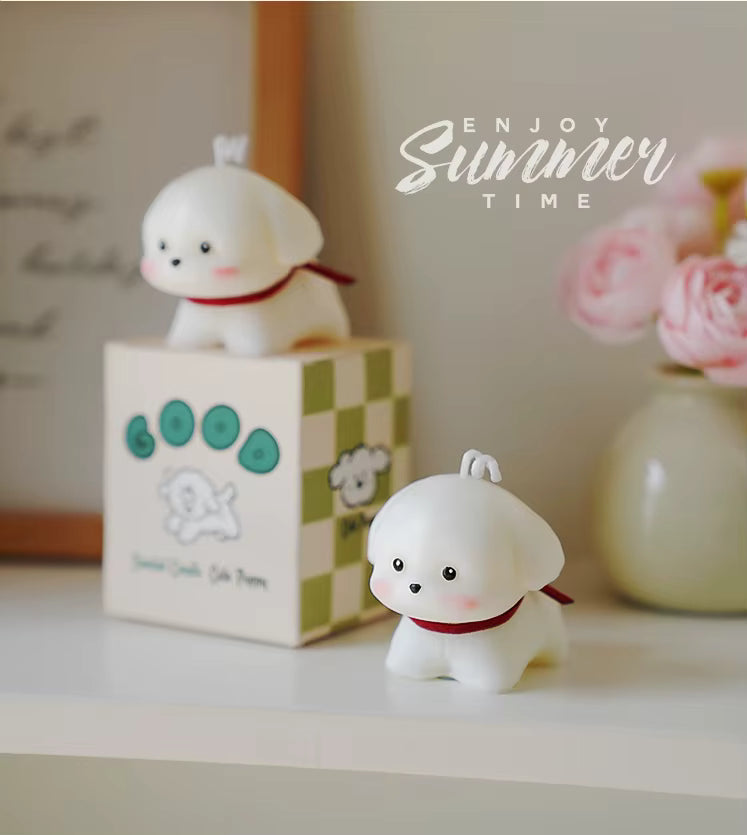3D Animal Puppy Statue Candle – Cute Dog Lover Gift & Custom Scented Home Décor
