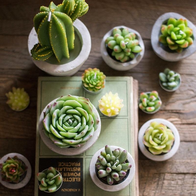 Cactus Shaped Candle
