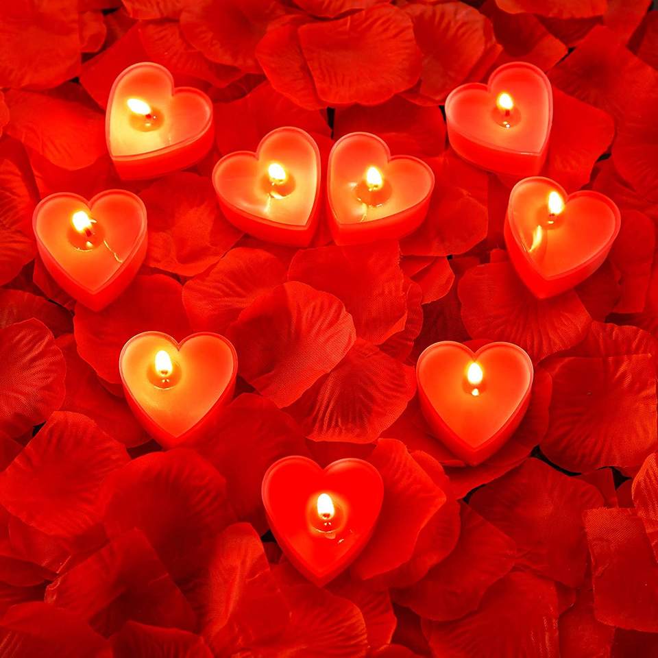 Rose Petal Candle
