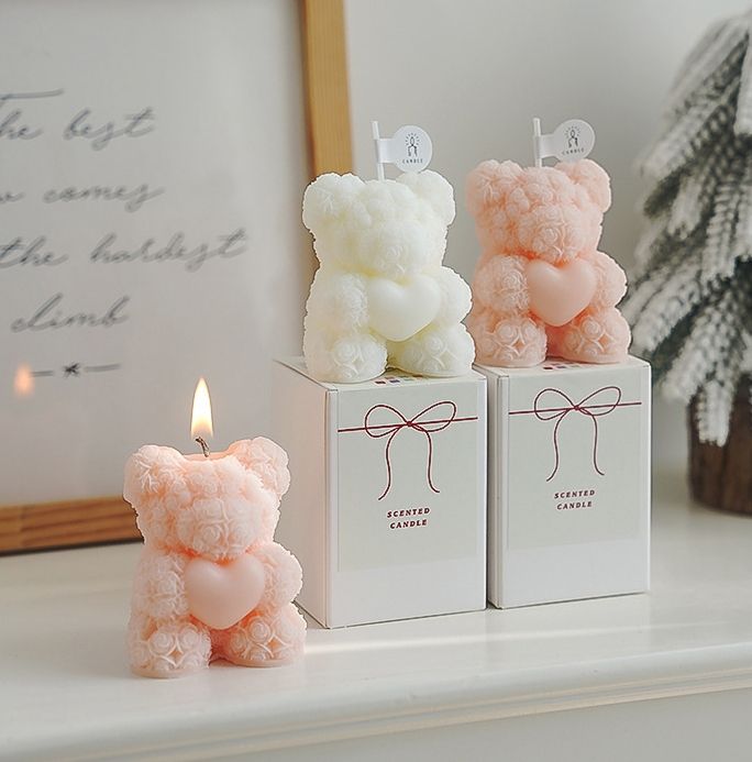 Teddy Bear Candle