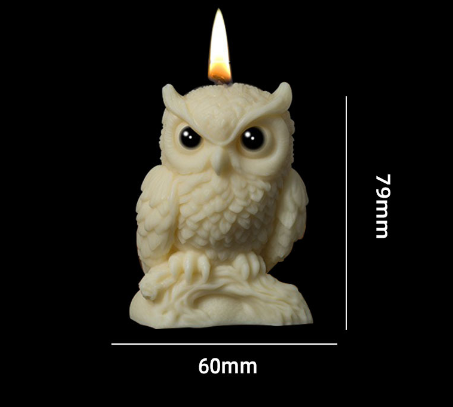 Owl Shaped Candle