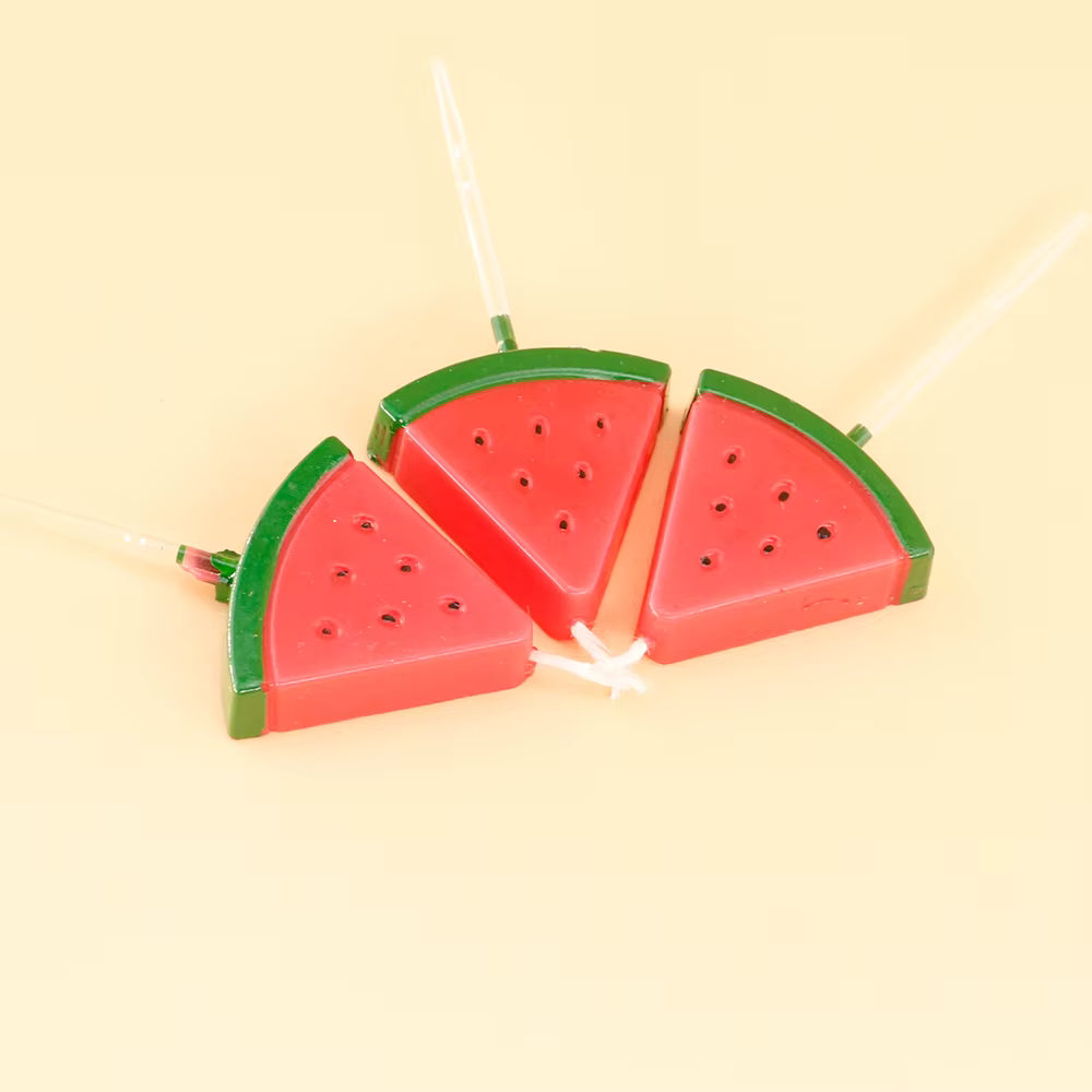 Handmade Watermelon Birthday Cake Candles – Custom Paraffin Design