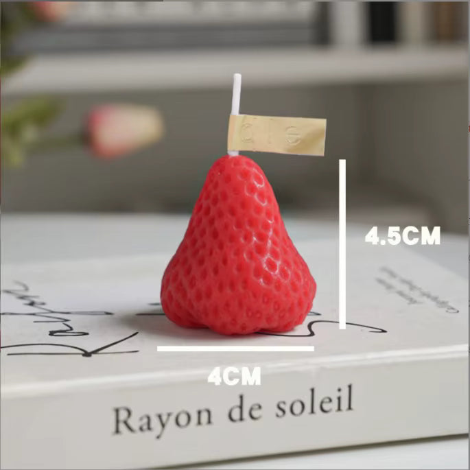 Custom Strawberry Scented Soybean Wax Candle – Gift Candle