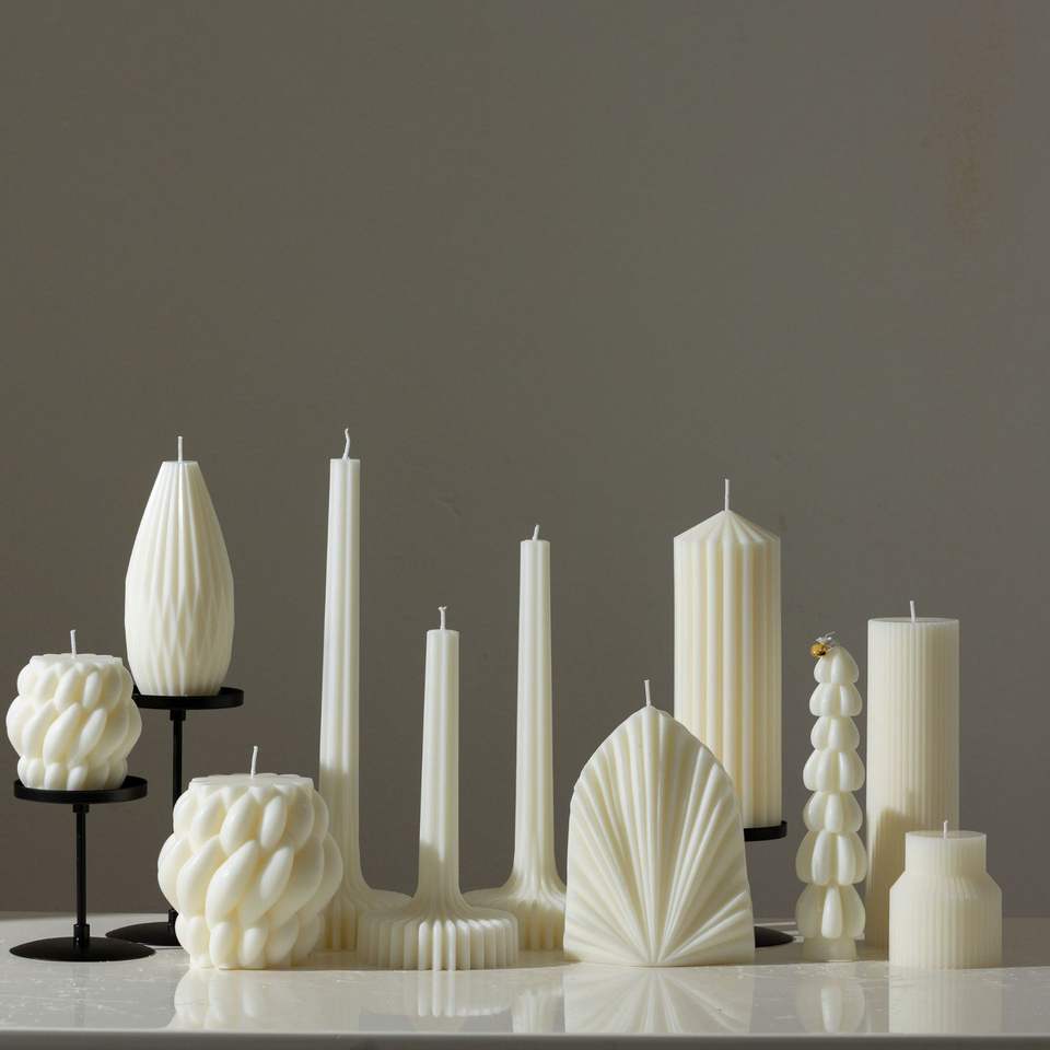 Handmade  Nordic-Style Artistic  Aromatherapy  Candle