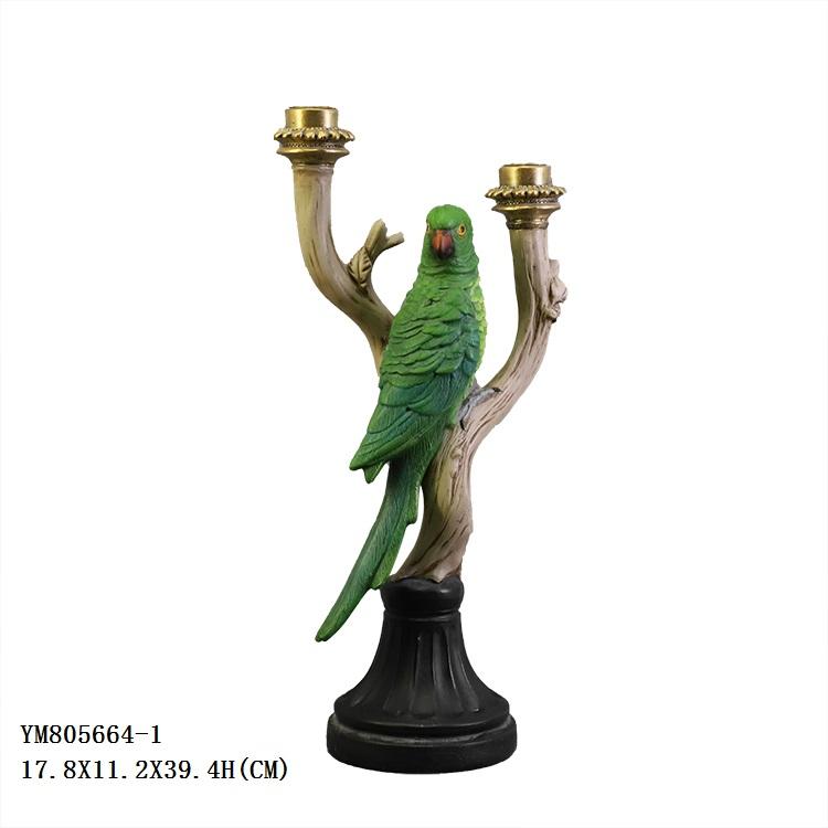 parrot-shaped candle