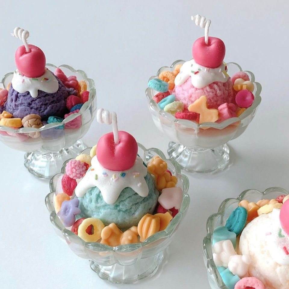 Frozen Fruit Popsicle Candle