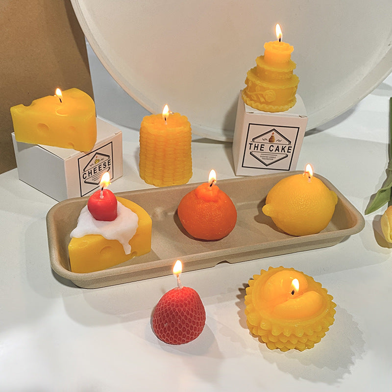 Fragrance Orange Fruit Scented Candle