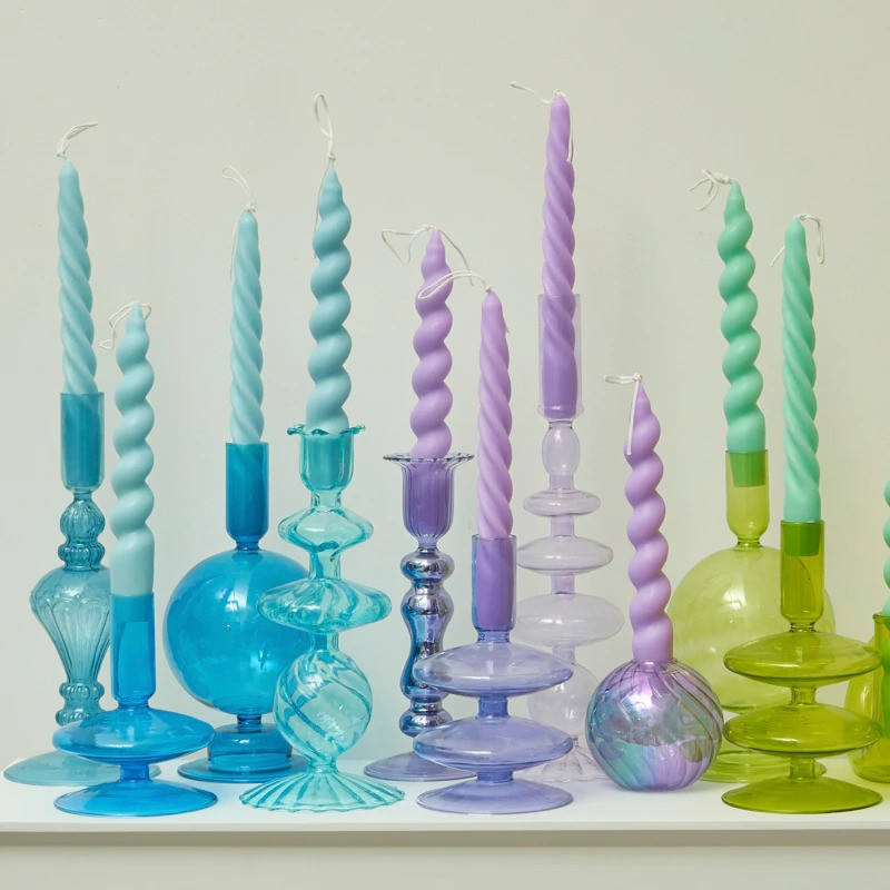 Pastel Macaroon Candle Set