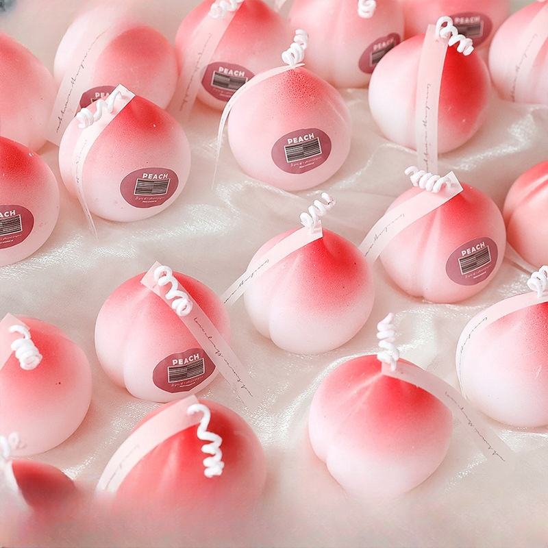 Peach Shaped Aromatherapy Candle