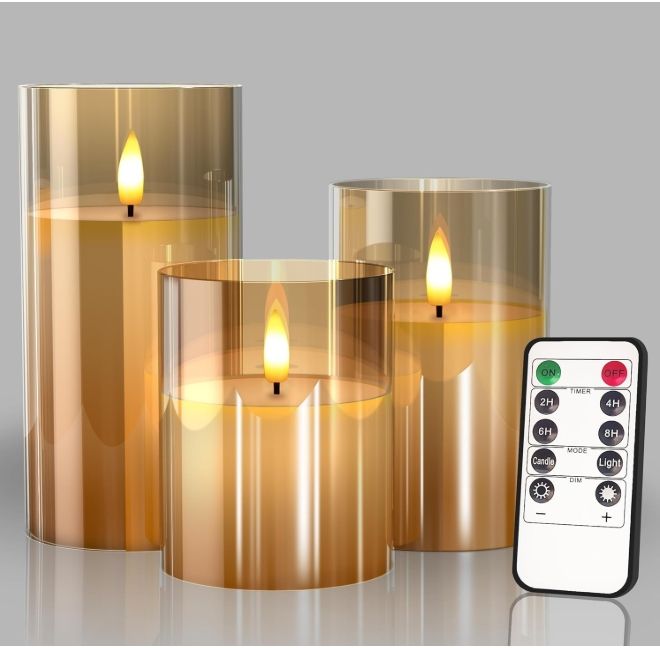 Remote Timer Flameless  Votive  Candles