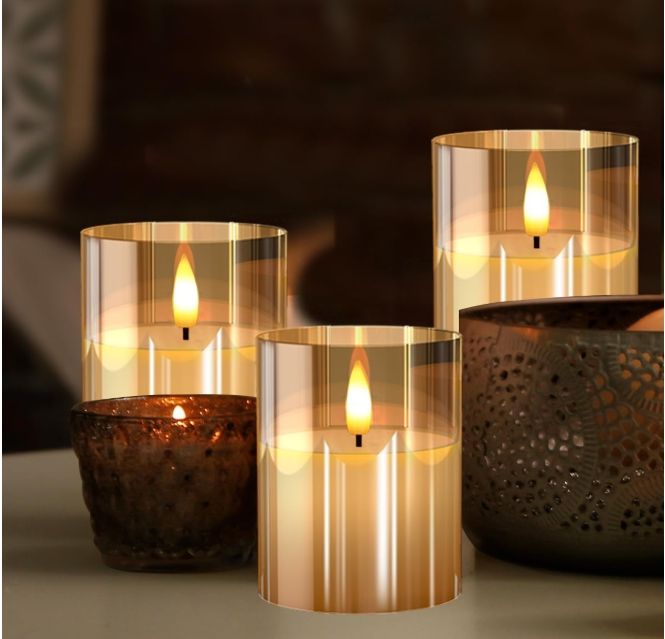 Remote Timer Flameless  Votive  Candles