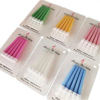 Wholesale  10pcs/set  Multi-color  Long Pole  Candles