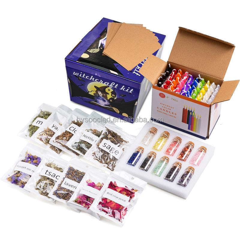10 PCS  Colored  Witch  Candle Spell  Chime  Candle