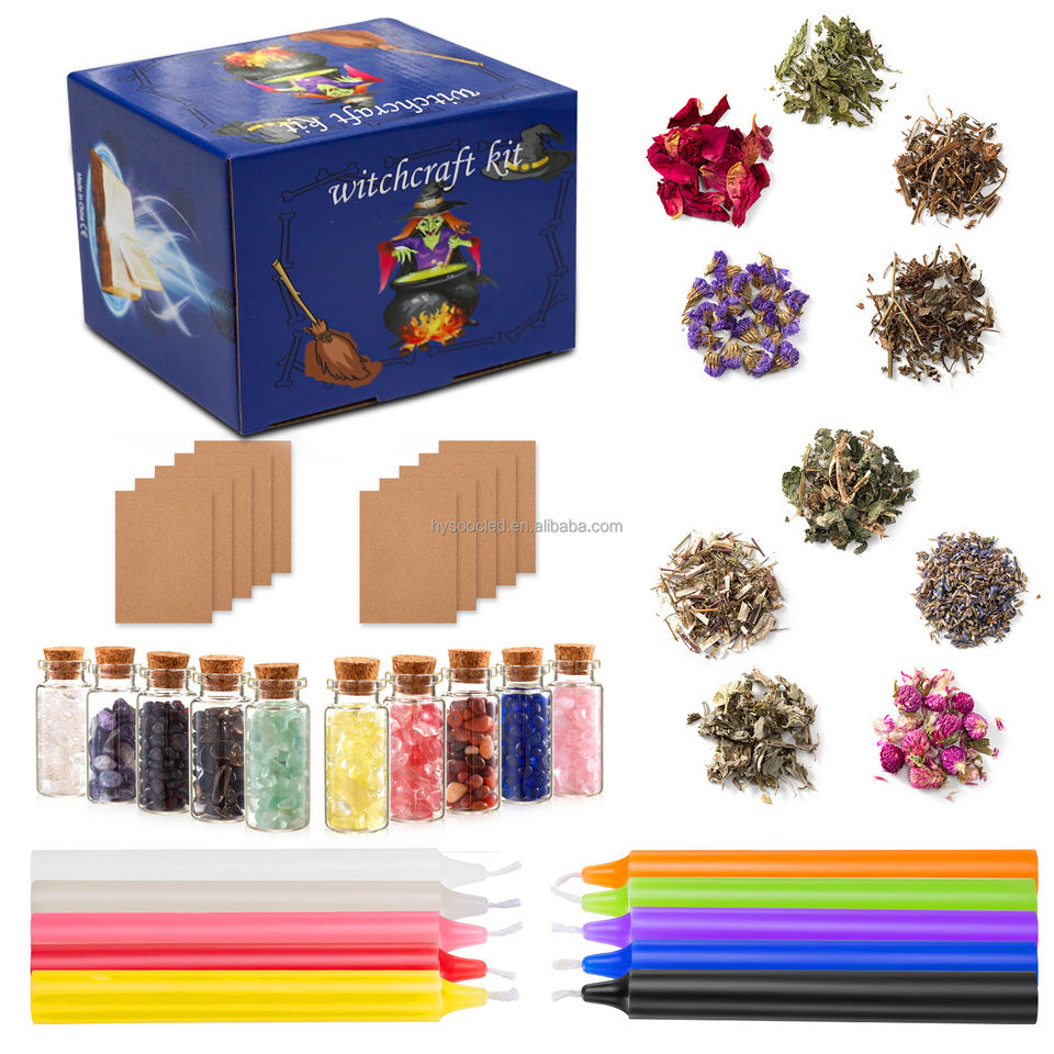 10 PCS  Colored  Witch  Candle Spell  Chime  Candle