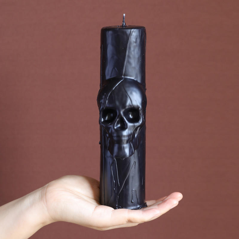 Halloween DIY Coffin Decoration  Candles Vampire  Shaped Aromatherapy Skull Headstone