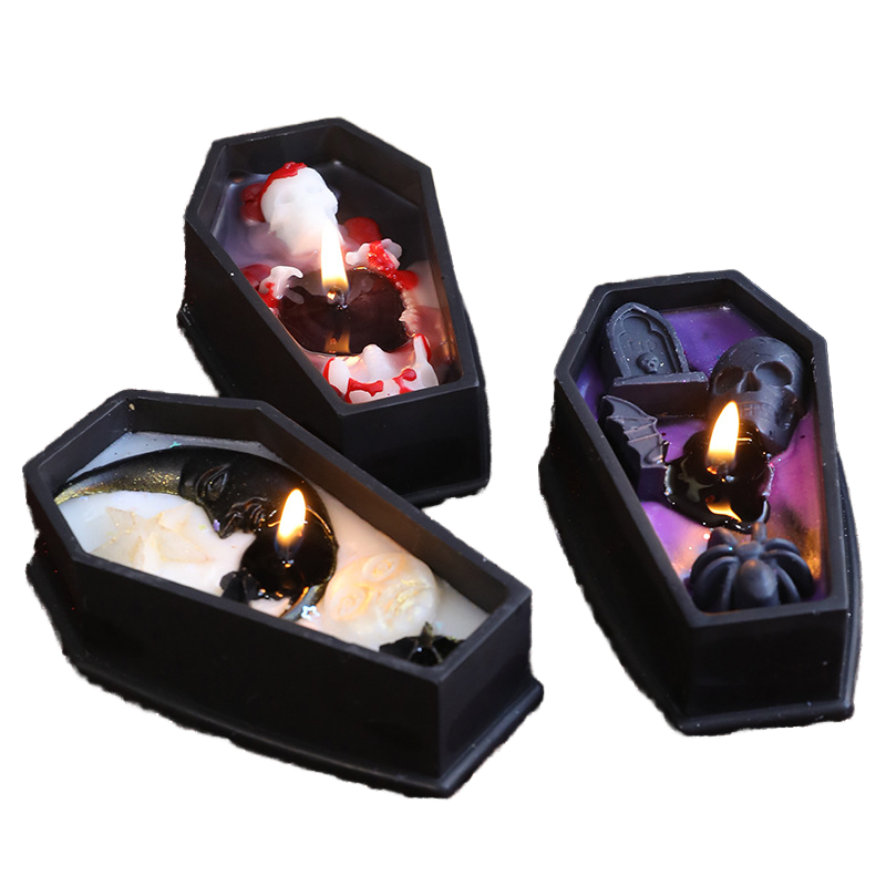Vampire  Shaped  Aromatherapy Skull  Headstone  Candles