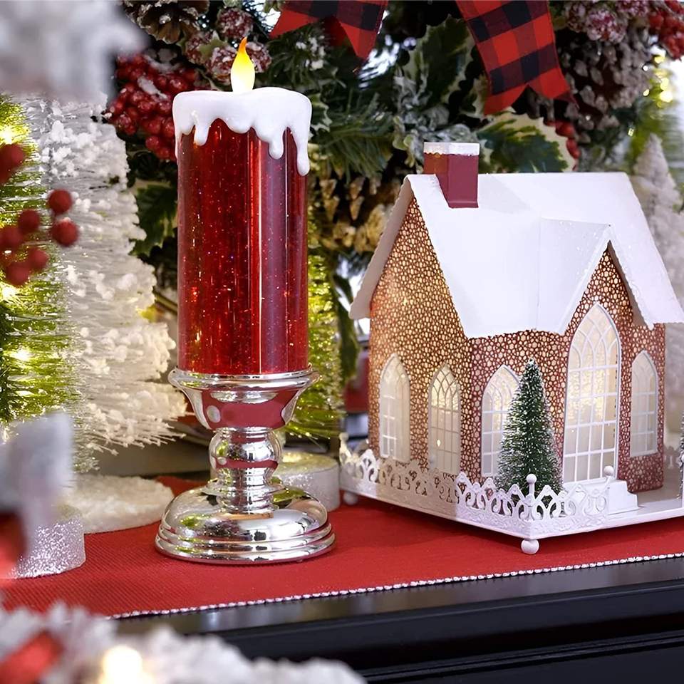Christmas Colour Changing Led Water Candle