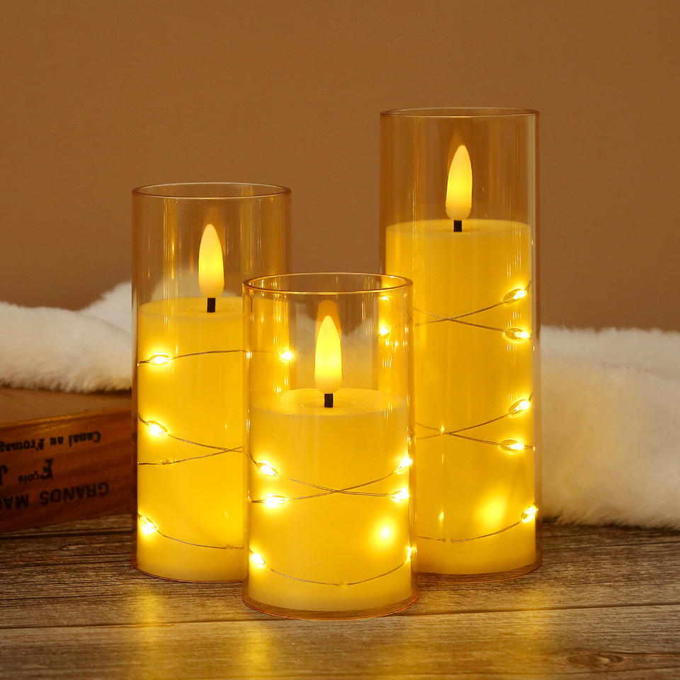 USB  Rechargeable  Remote  Control  Christmas  Votive  Candles