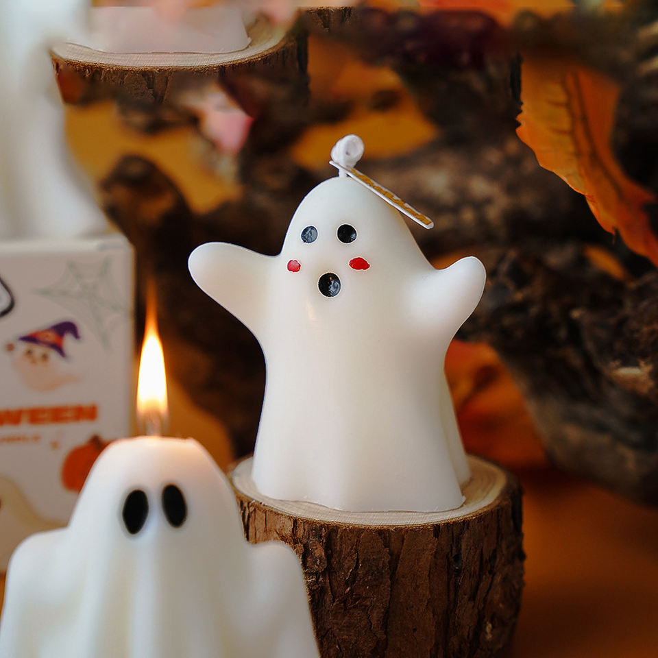 Halloween  White  Ghost  Fragrance  Candle