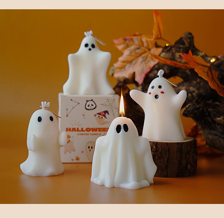 Halloween  White  Ghost  Fragrance  Candle