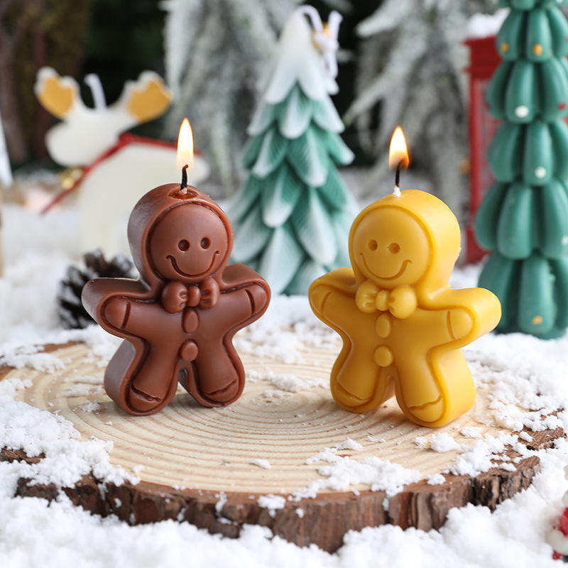Gingerbread Man Christmas  Scented  Candle
