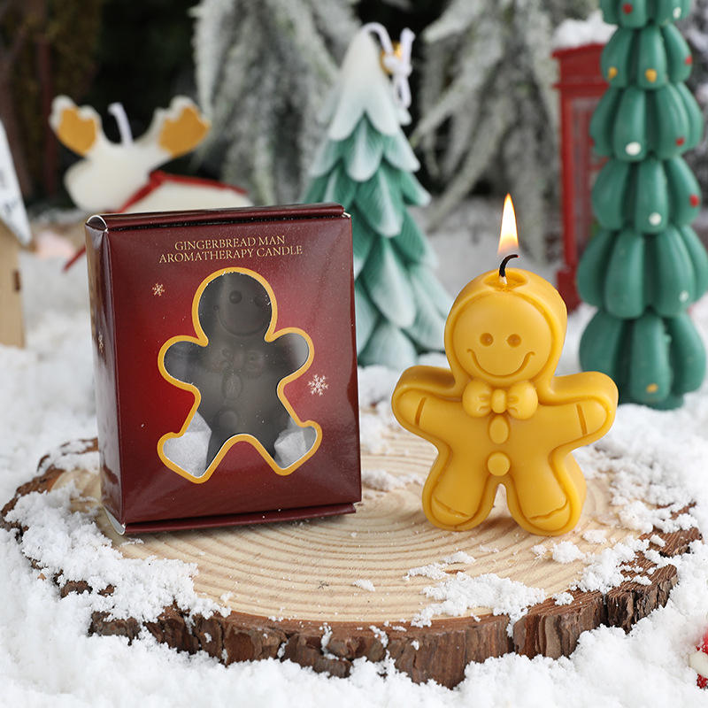 Gingerbread Man Christmas  Scented  Candle