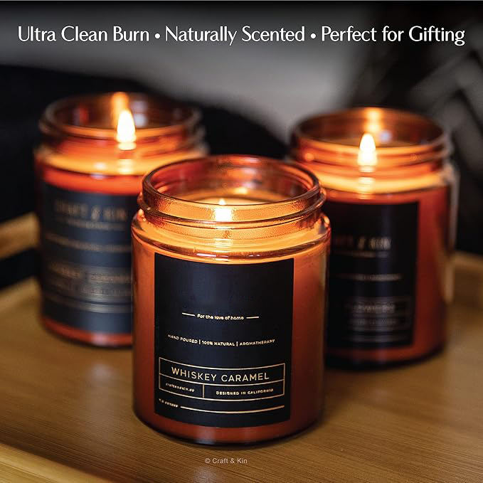 Wholesale  8oz Soy  Candles  with  Custom  Logo