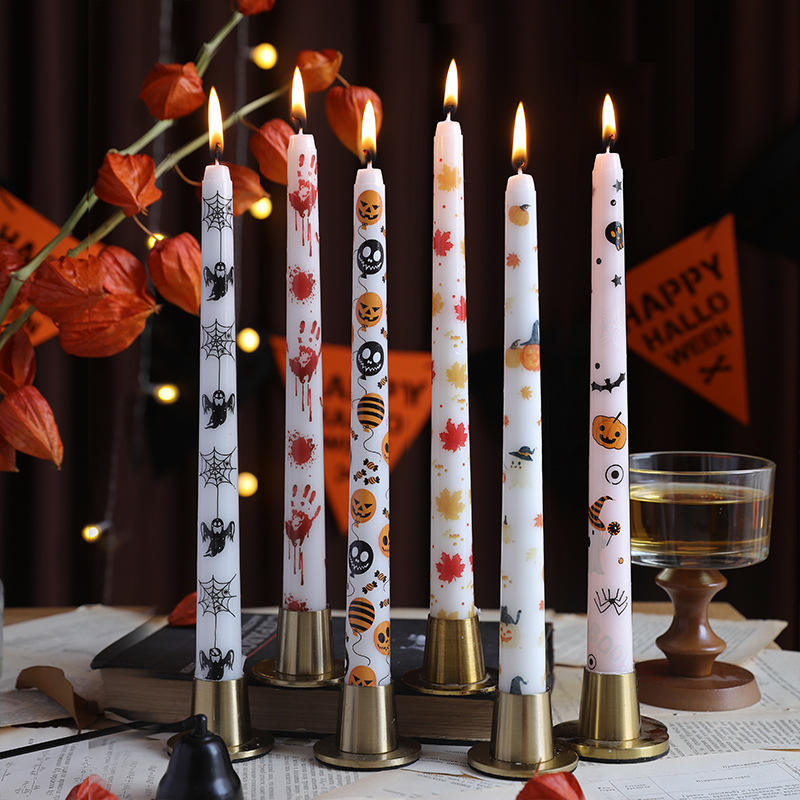 Halloween  Explosion  Ghost  Long Pole  Candle