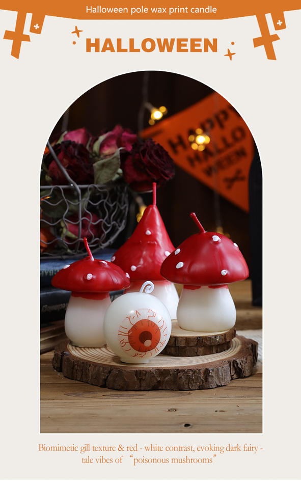 Halloween  Mushroom  Aromatic  Candles