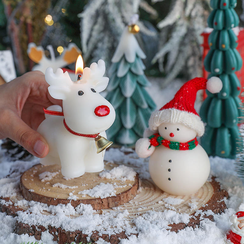 Snowman Scented Candles